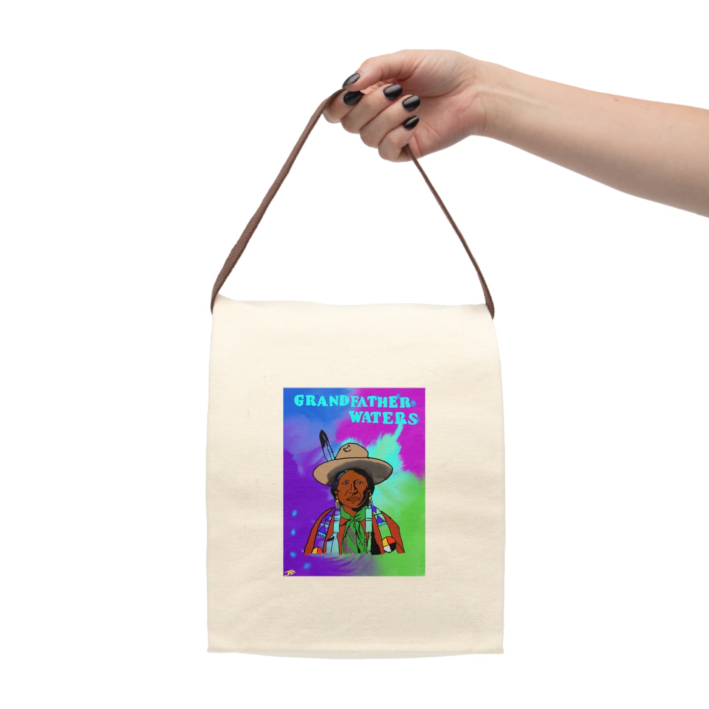 Canvas Lunch Bag With Strap