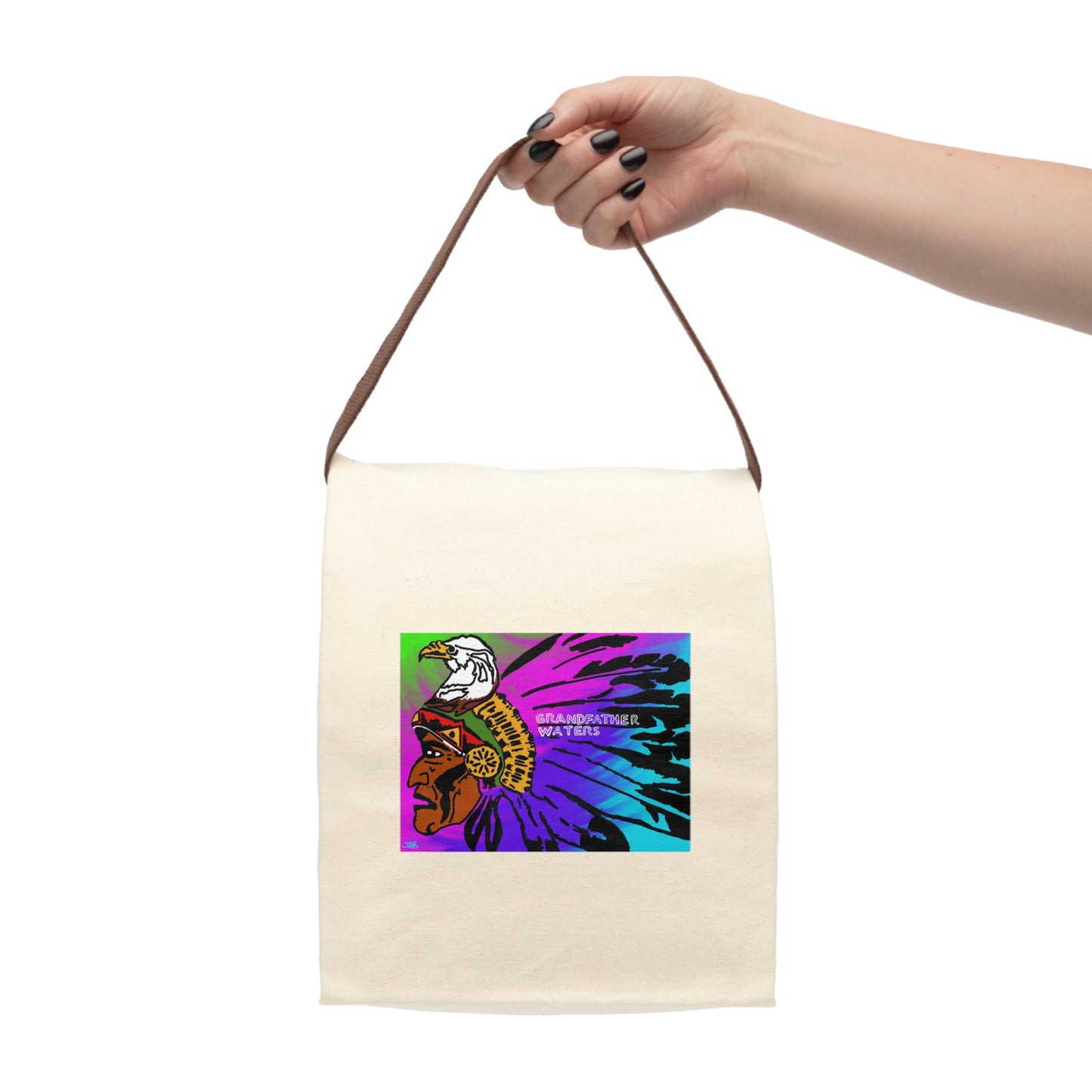 Canvas Lunch Bag With Strap