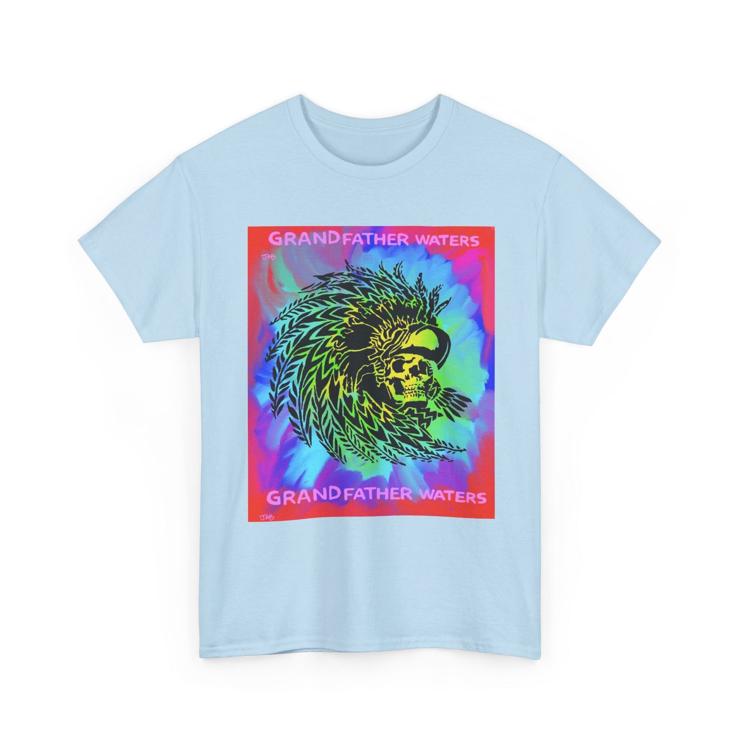 Native American Artwork T-Shirt — 'Grandfather Waters' by James Bullock