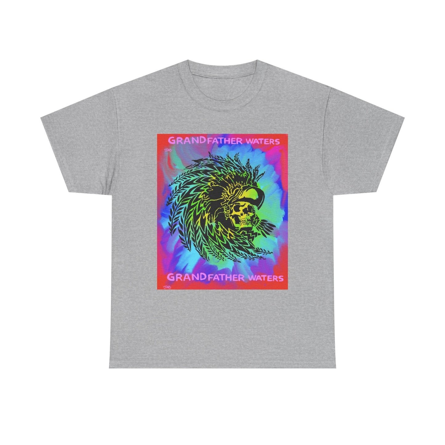 Native American Artwork T-Shirt — 'Grandfather Waters' by James Bullock