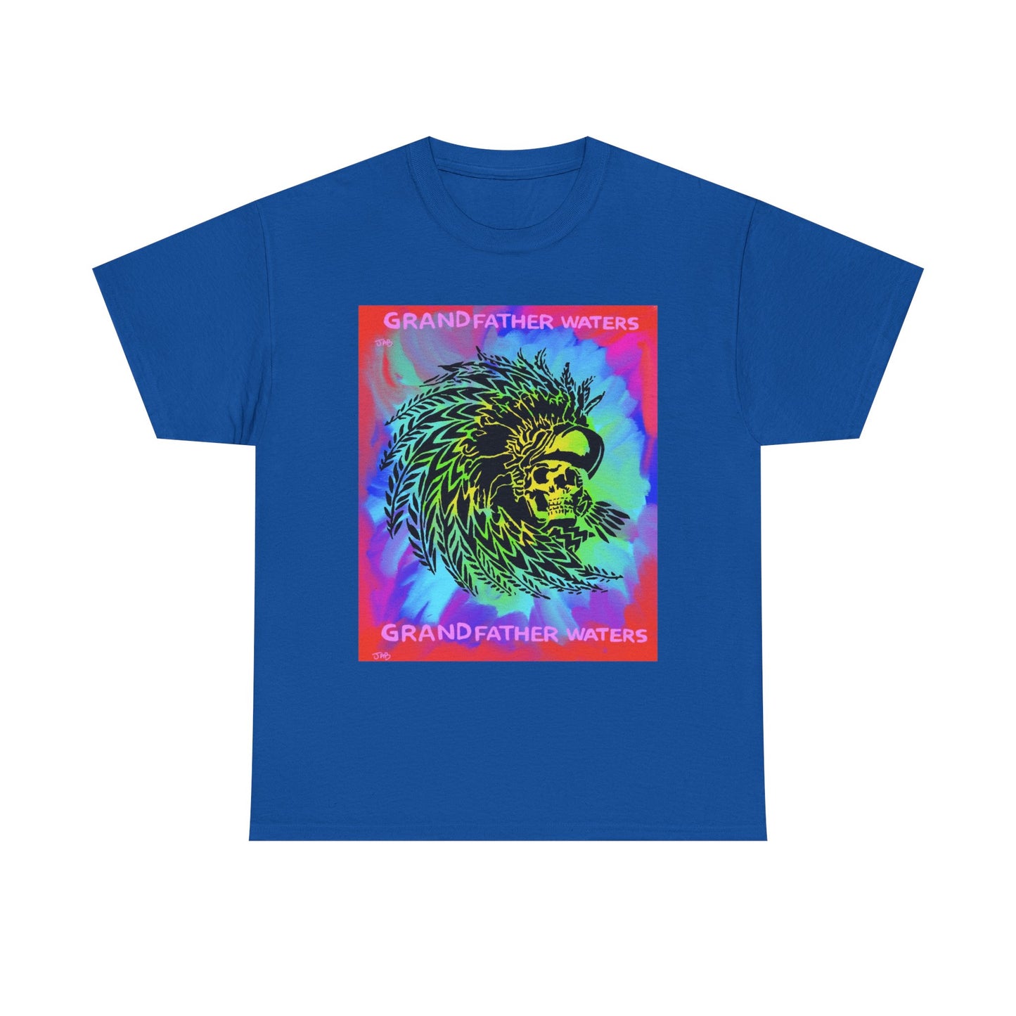 Native American Artwork T-Shirt — 'Grandfather Waters' by James Bullock