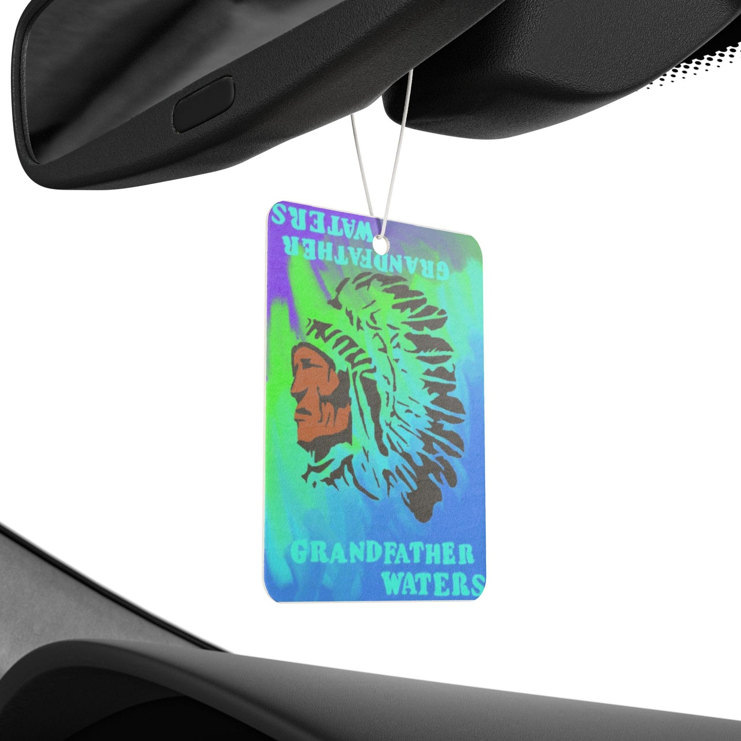 Car Air Freshener — 'Grandfather Waters' Tribal Headdress Scented Ornament
