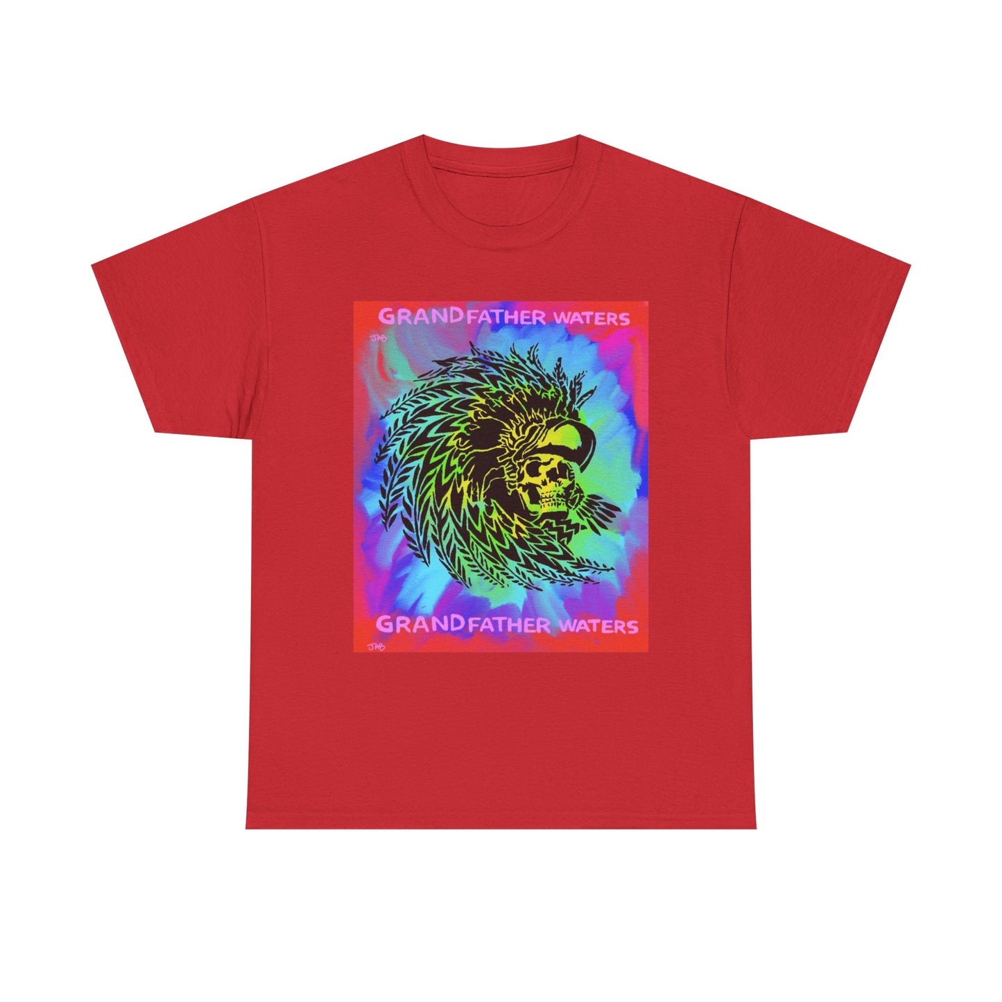 Native American Artwork T-Shirt — 'Grandfather Waters' by James Bullock