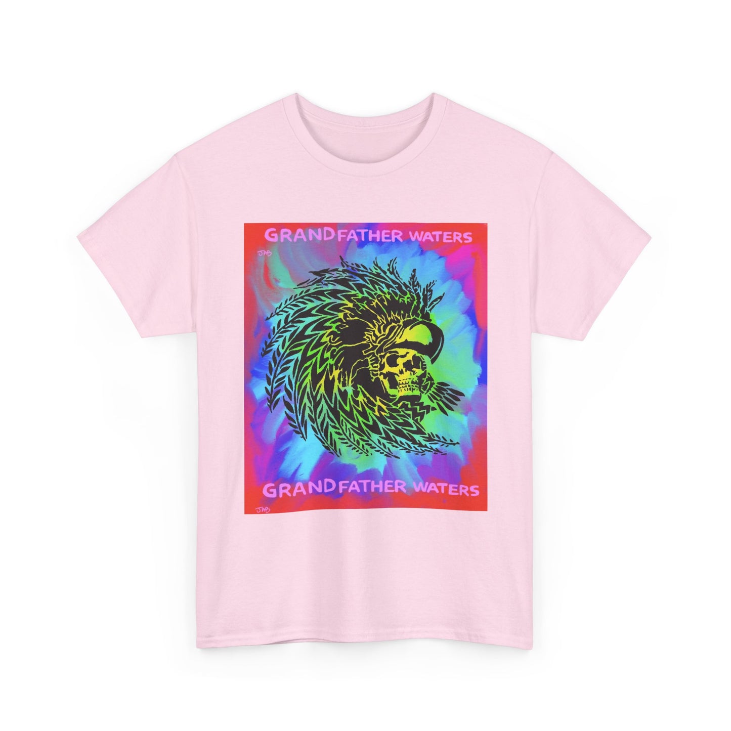 Native American Artwork T-Shirt — 'Grandfather Waters' by James Bullock