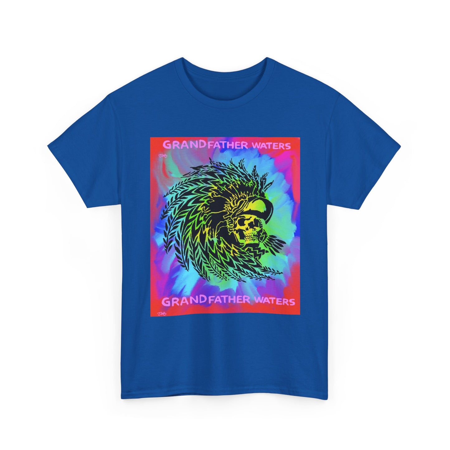 Native American Artwork T-Shirt — 'Grandfather Waters' by James Bullock