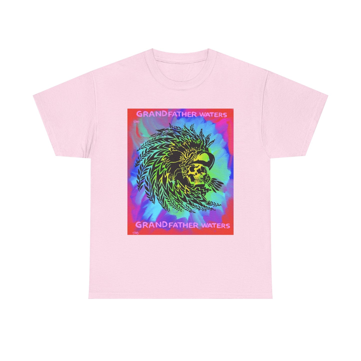Native American Artwork T-Shirt — 'Grandfather Waters' by James Bullock