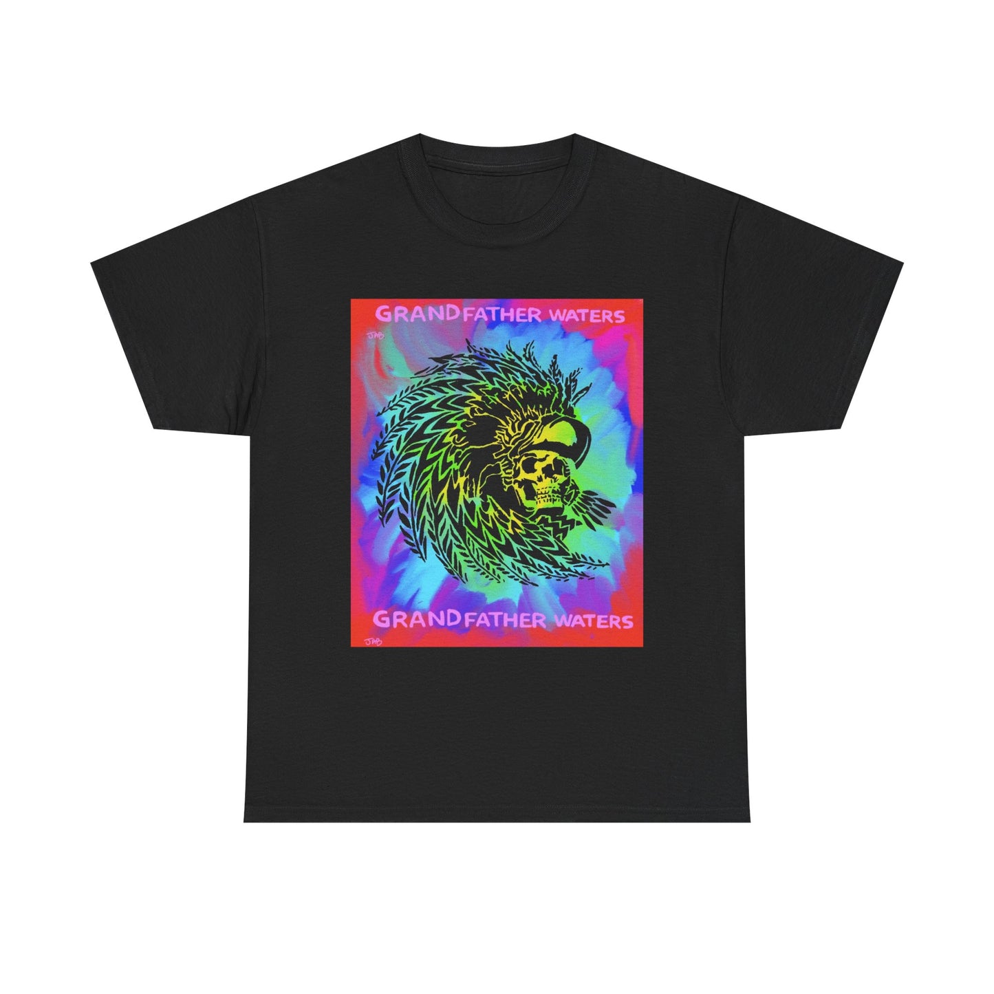 Native American Artwork T-Shirt — 'Grandfather Waters' by James Bullock