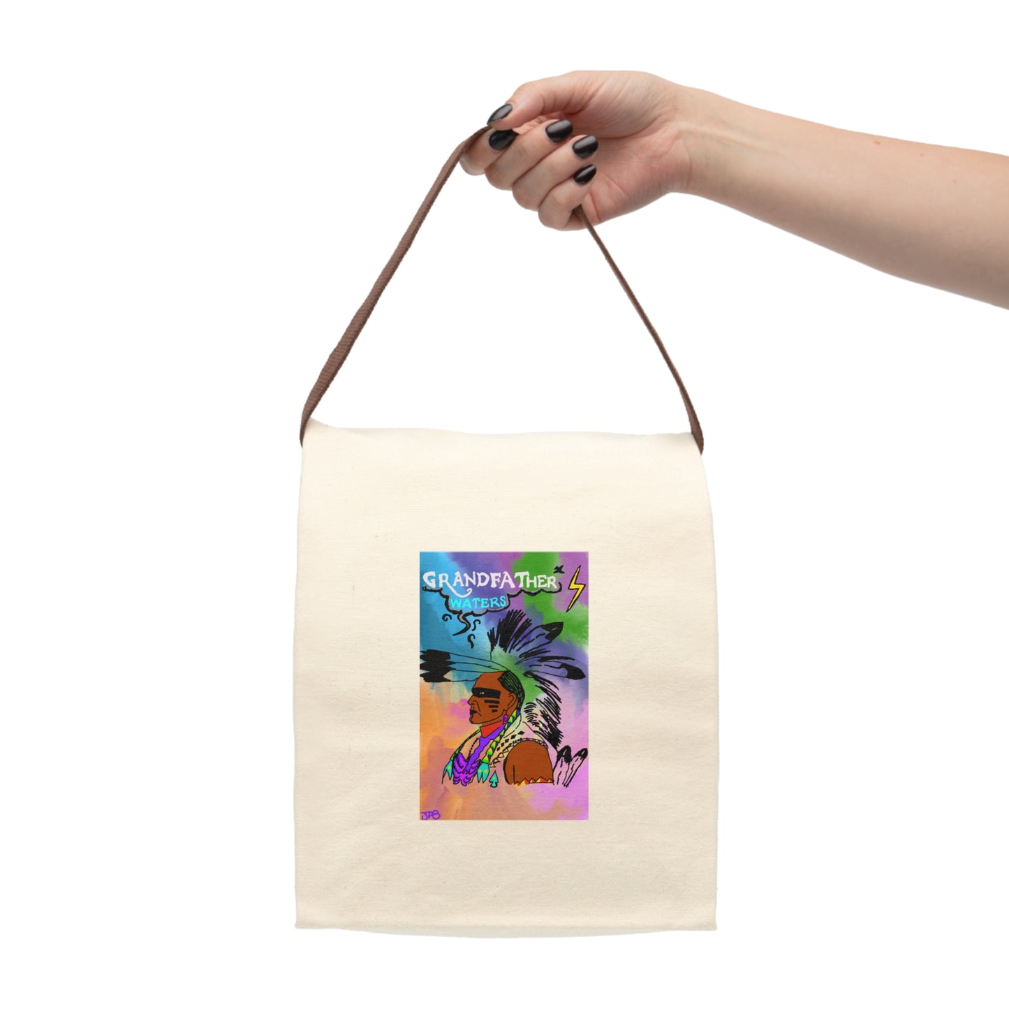 Canvas Lunch Bag With Strap