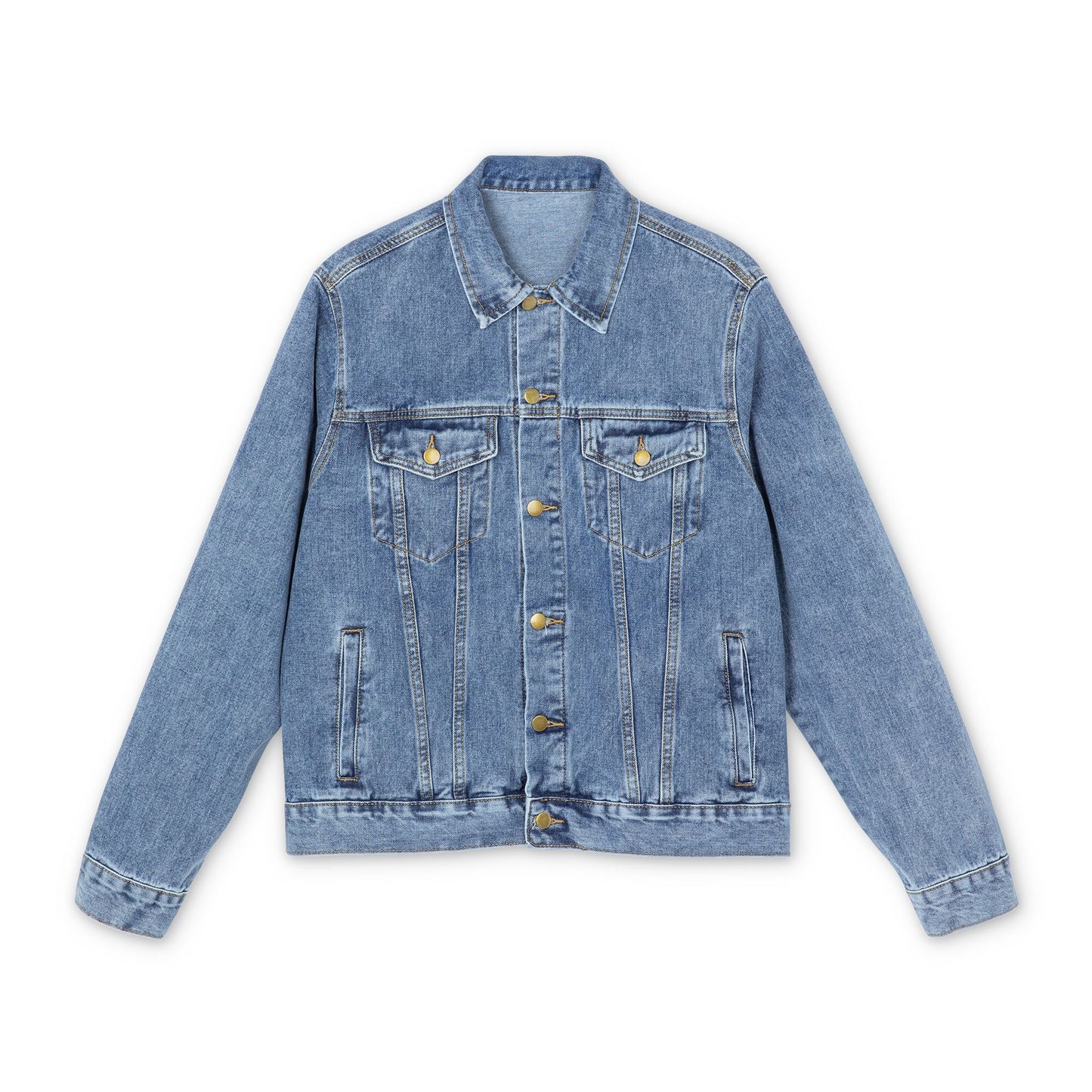 Denim Jacket — Colorful Native Pride Back Patch