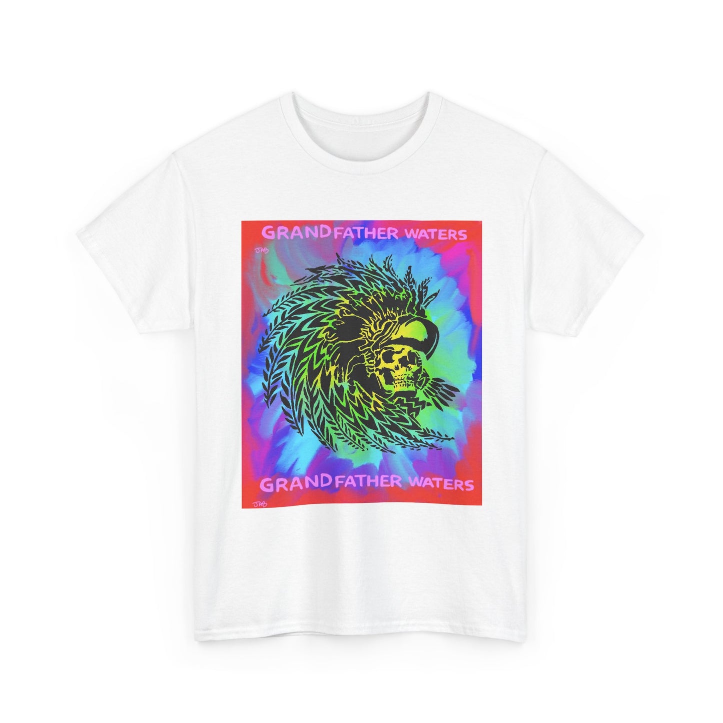 Native American Artwork T-Shirt — 'Grandfather Waters' by James Bullock