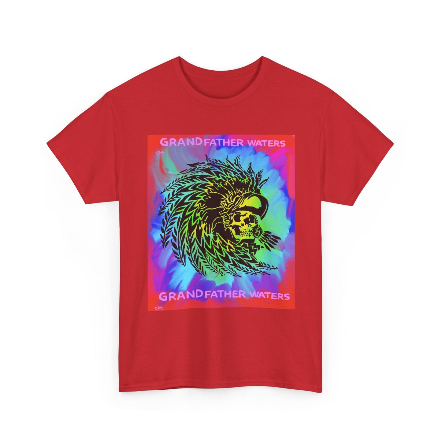 Native American Artwork T-Shirt — 'Grandfather Waters' by James Bullock