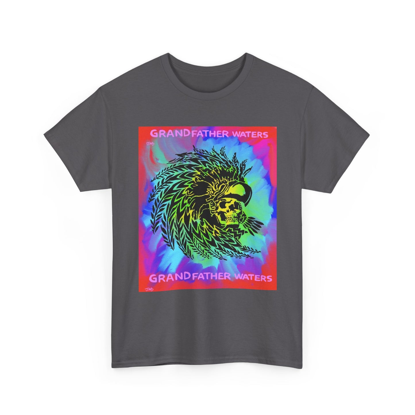 Native American Artwork T-Shirt — 'Grandfather Waters' by James Bullock