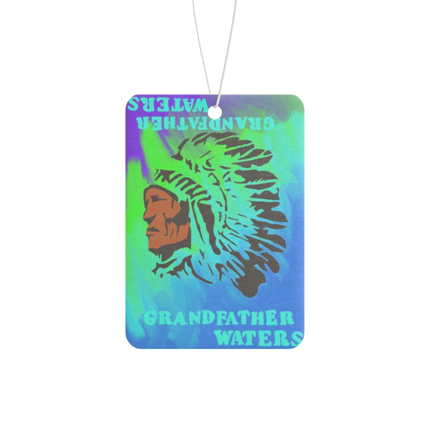 Car Air Freshener — 'Grandfather Waters' Tribal Headdress Scented Ornament