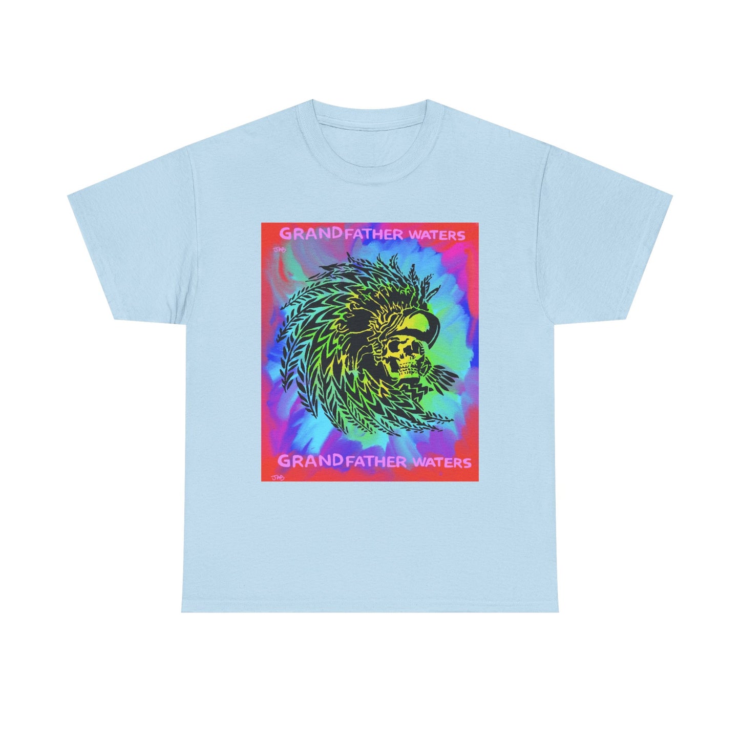 Native American Artwork T-Shirt — 'Grandfather Waters' by James Bullock