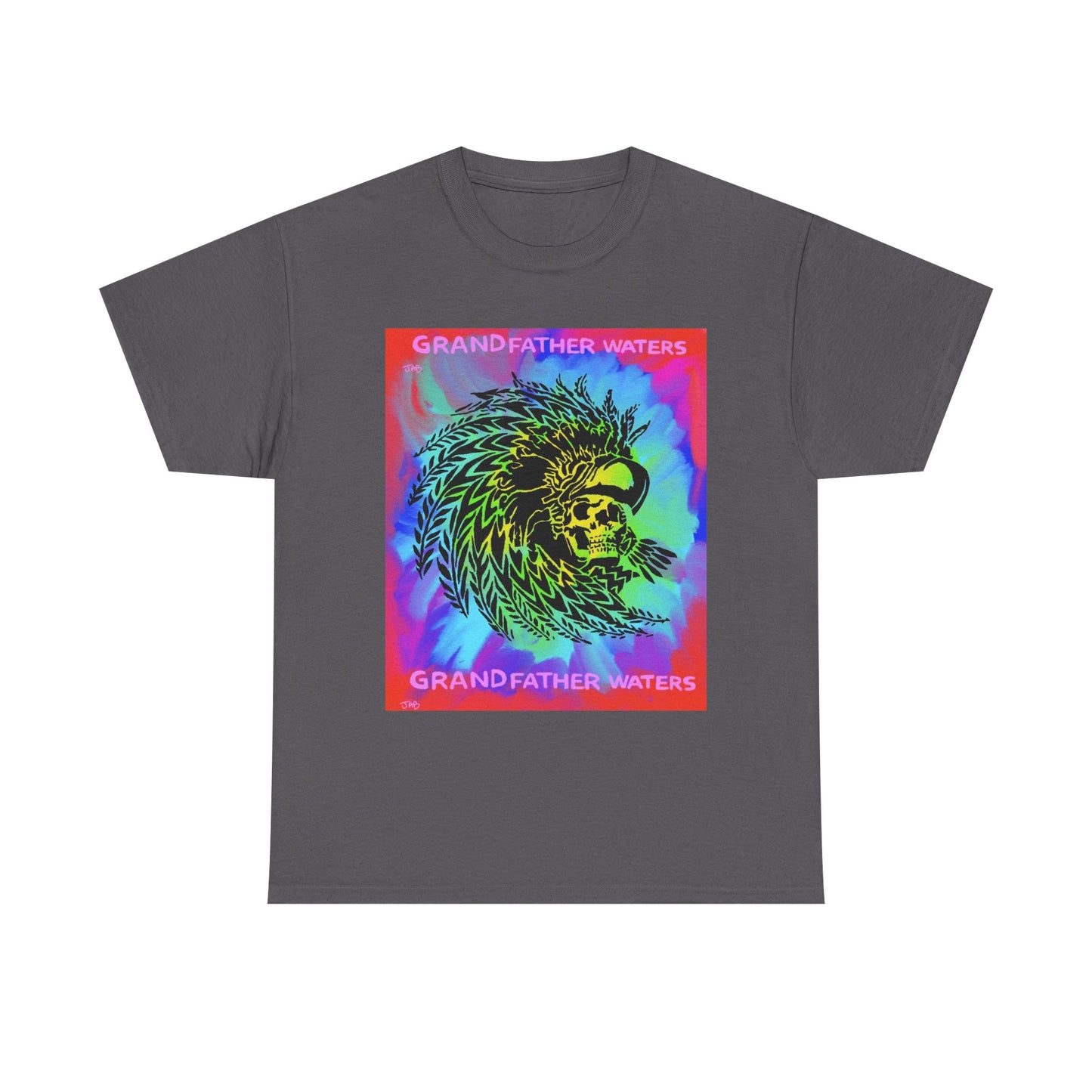 Native American Artwork T-Shirt — 'Grandfather Waters' by James Bullock