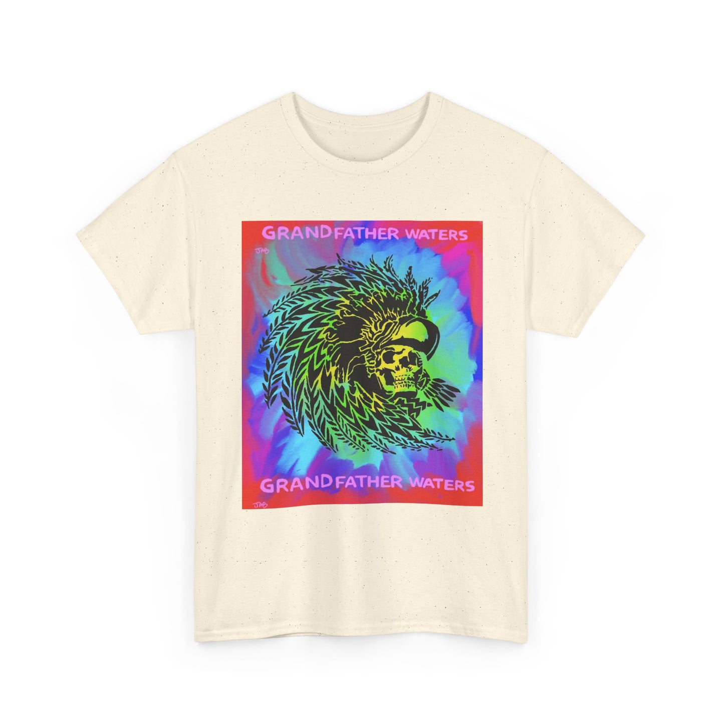Native American Artwork T-Shirt — 'Grandfather Waters' by James Bullock