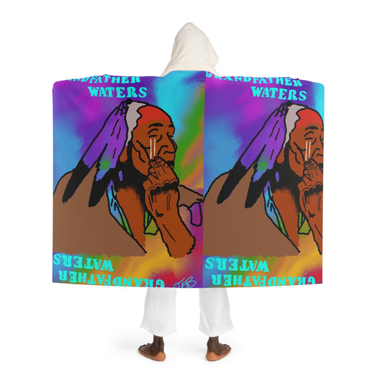 Hooded Sherpa Fleece Blanket