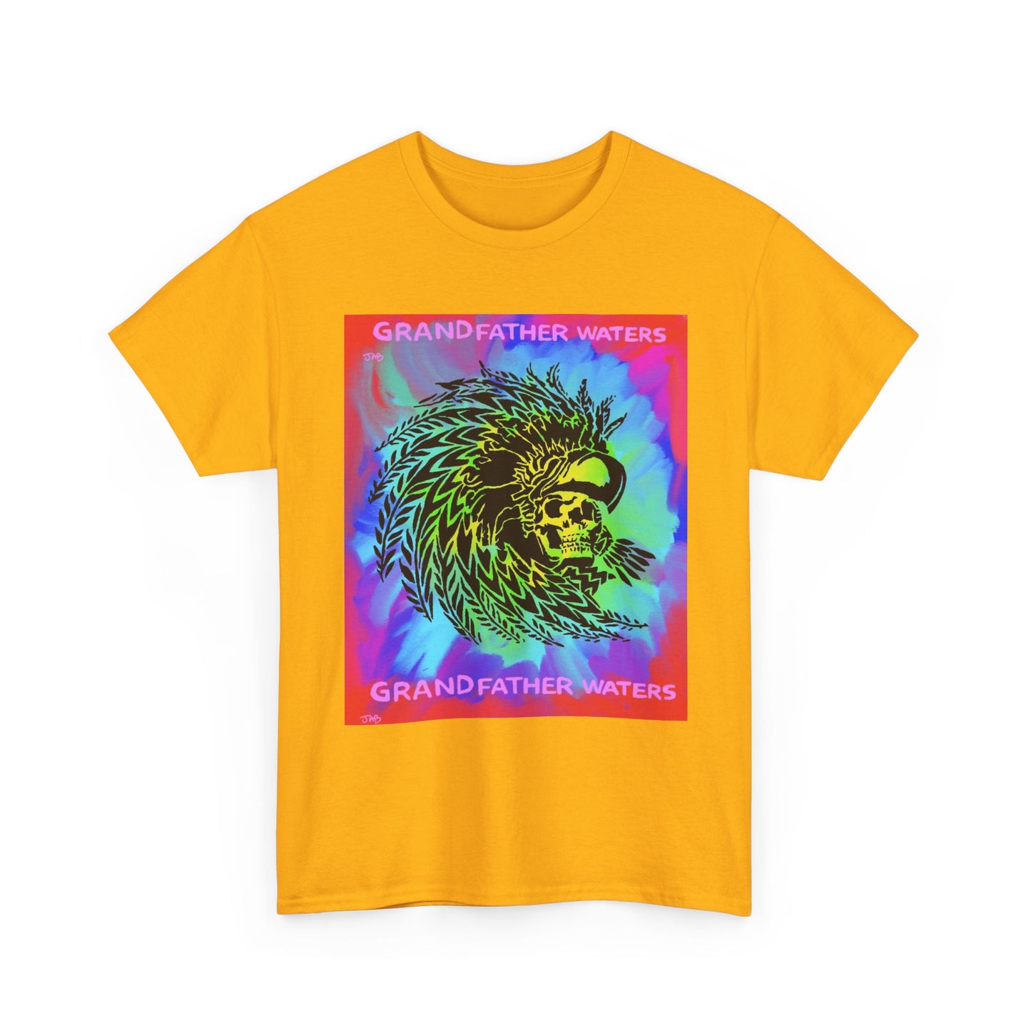 Native American Artwork T-Shirt — 'Grandfather Waters' by James Bullock